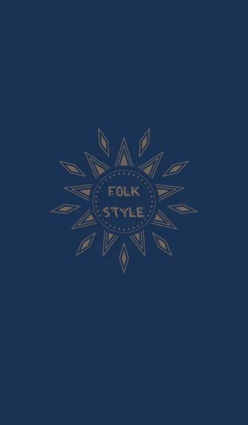 [LINE着せ替え] Folk Styleの画像1