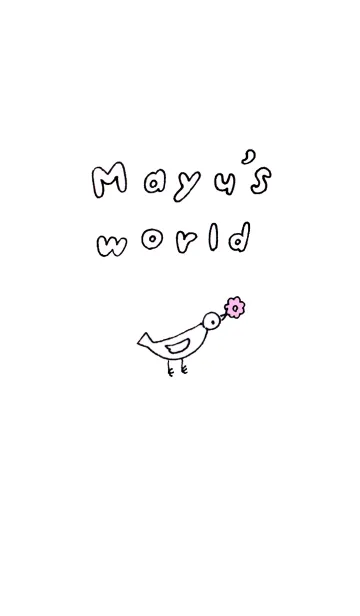 [LINE着せ替え] まゆワールドの画像1