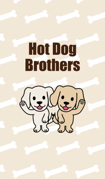 [LINE着せ替え] ダックスブラザーズの画像1