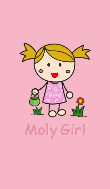 [LINE着せ替え] Moly Girlの画像1