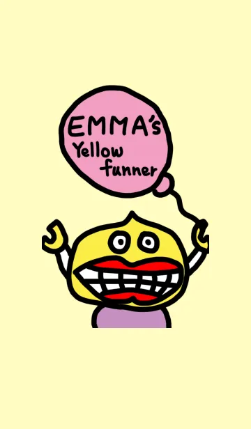 [LINE着せ替え] Emma's YellowFunnerの画像1
