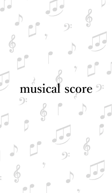 musical scoreの着せ替えメイン画像