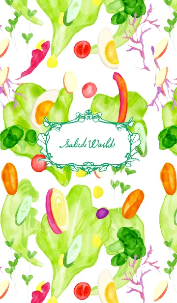 [LINE着せ替え] Salad Worldの画像1