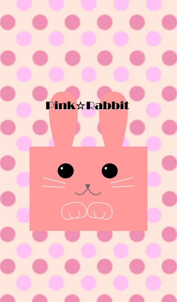 [LINE着せ替え] Pink☆Rabbitの画像1