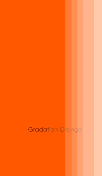 [LINE着せ替え] オレンジグラデの画像1
