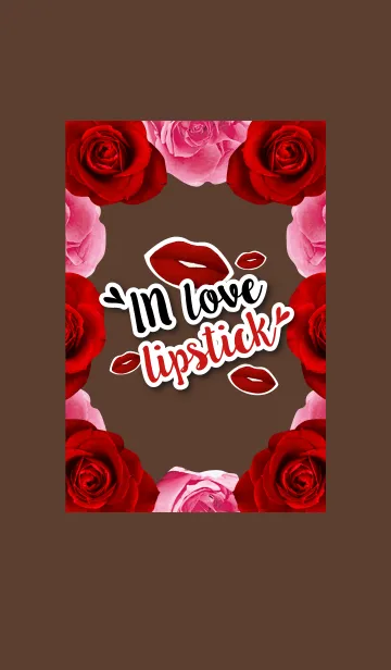 [LINE着せ替え] in love lipstickの画像1