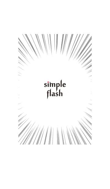 [LINE着せ替え] simple flashの画像1