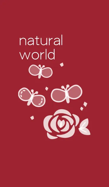 [LINE着せ替え] natural world ボルドーバージョンの画像1