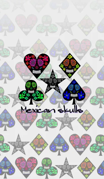 [LINE着せ替え] Mexican Skullsの画像1