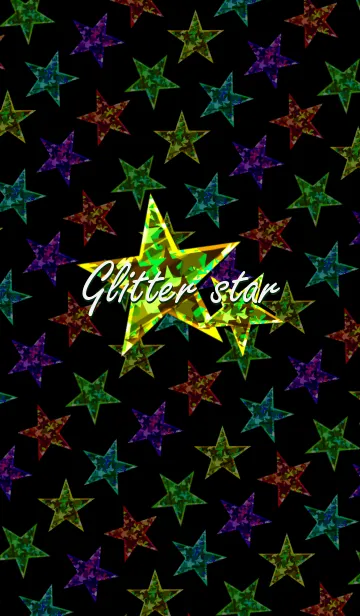 [LINE着せ替え] Glitter starの画像1