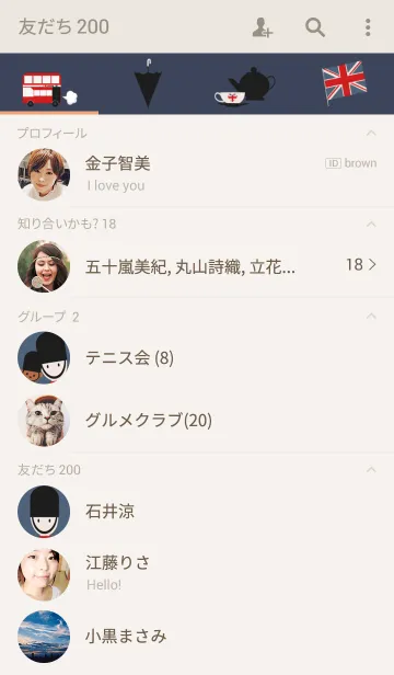 [LINE着せ替え] SIMPLE LONDONの画像2