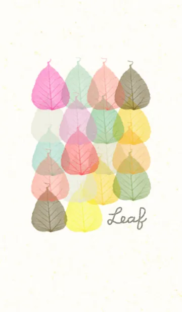 [LINE着せ替え] 葉9-色とりどり-の画像1