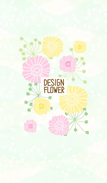 [LINE着せ替え] デザインフラワー 18の画像1