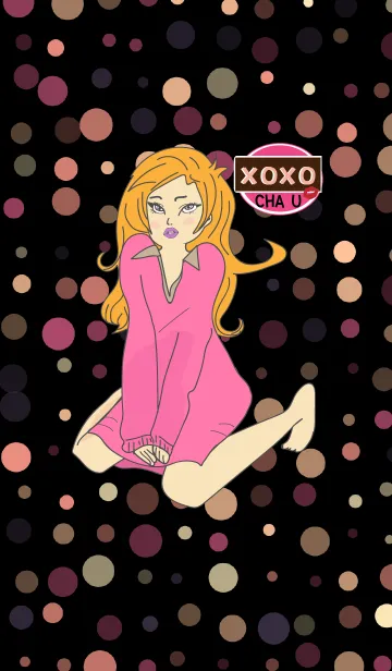 [LINE着せ替え] Nu Cha U xoxoの画像1