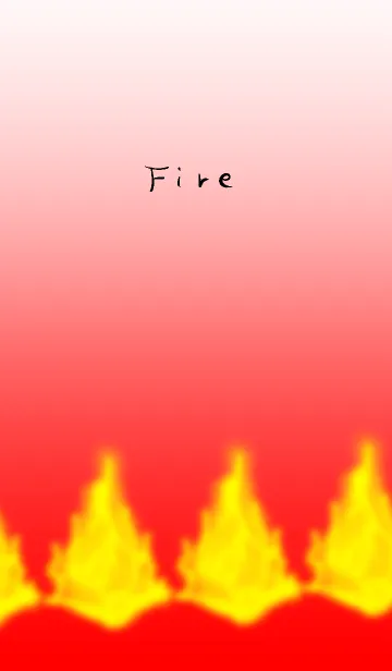 [LINE着せ替え] 炎のテーマの画像1