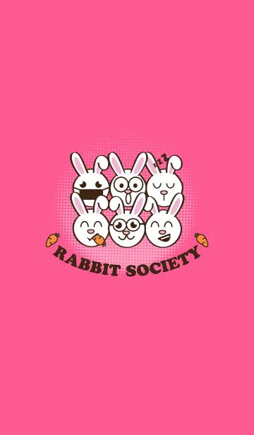 [LINE着せ替え] Rabbit societyの画像1