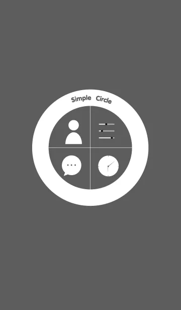 [LINE着せ替え] Simple Circleの画像1