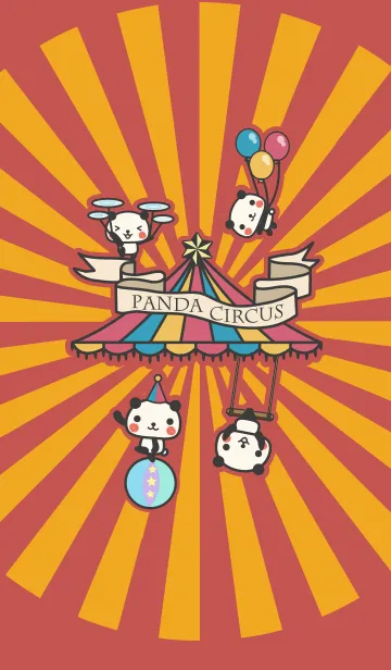 [LINE着せ替え] パンダサーカスの画像1