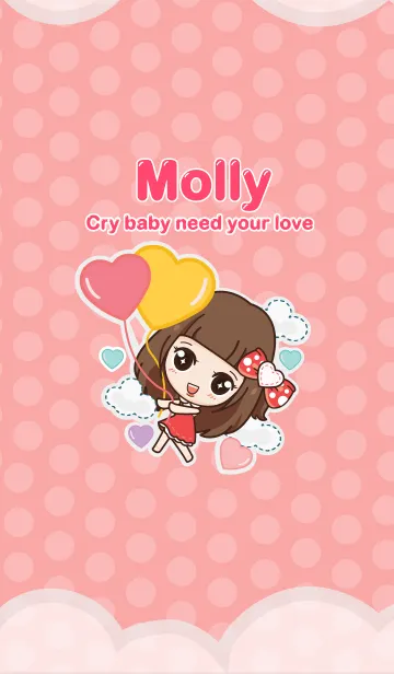 [LINE着せ替え] Molly, Cry baby need your loveの画像1