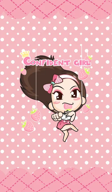 [LINE着せ替え] Confident girlの画像1