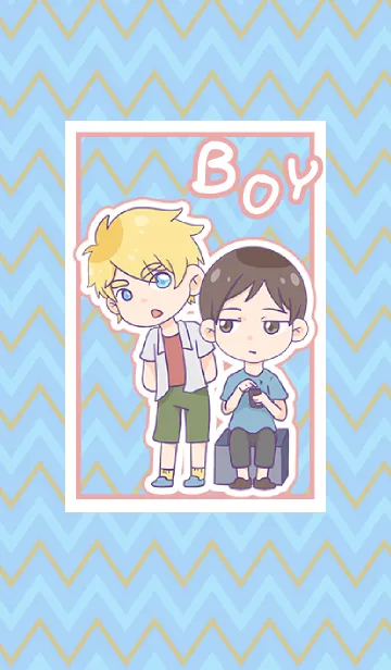 [LINE着せ替え] friend enjoyの画像1