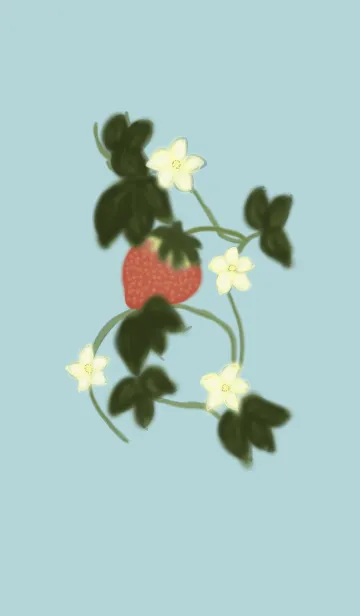 [LINE着せ替え] strawberry 苺 いちごの画像1