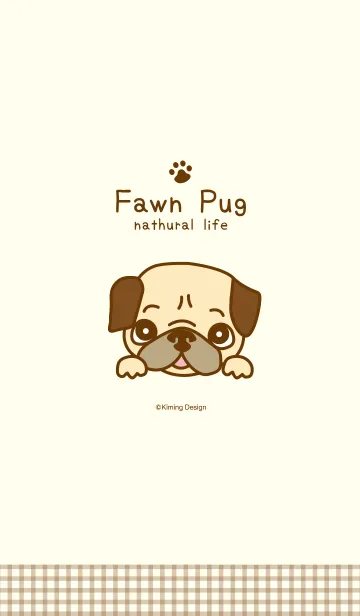 [LINE着せ替え] パグ（フォーン）-natural life-の画像1