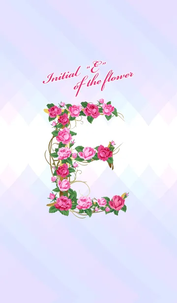 [LINE着せ替え] 花のイニシャル「E」の画像1