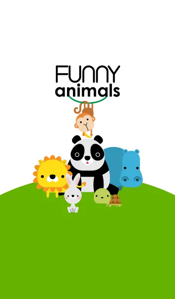 [LINE着せ替え] Cute funny animalsの画像1