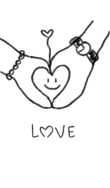[LINE着せ替え] Love Gestureの画像1