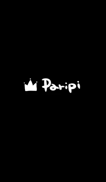 [LINE着せ替え] Paripi -black-の画像1