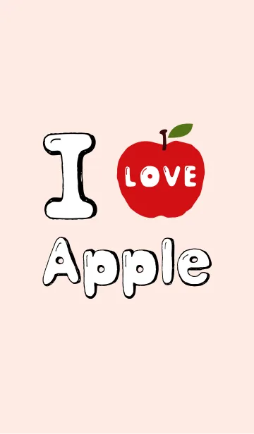 [LINE着せ替え] I♡Appleの画像1