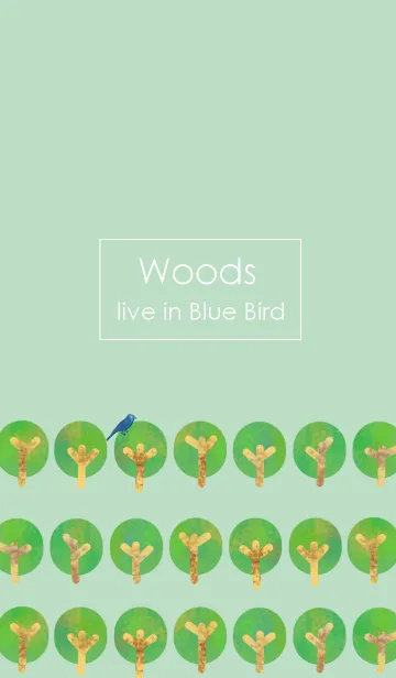 [LINE着せ替え] Woods live in Blue Birdの画像1