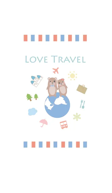 Love TravelのLINE着せ替え