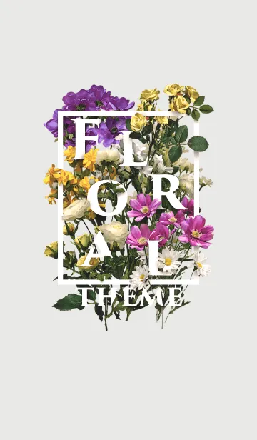 [LINE着せ替え] FLORAL THEMEの画像1