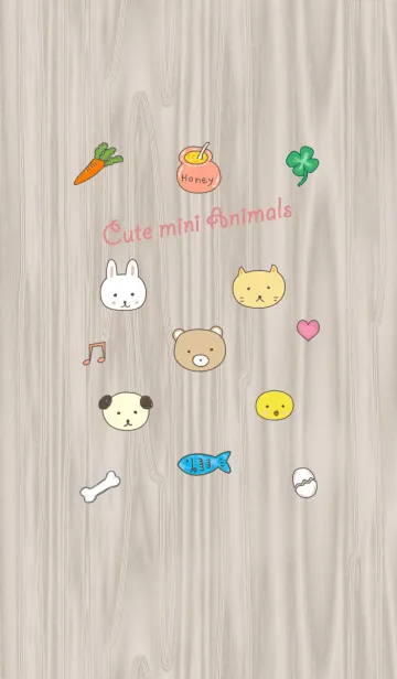 [LINE着せ替え] Cute mini Animalsの画像1