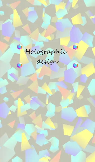[LINE着せ替え] Holographic designの画像1