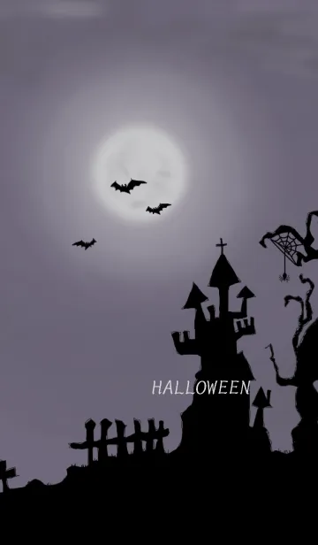 [LINE着せ替え] Happy Halloween Night★黒色の画像1