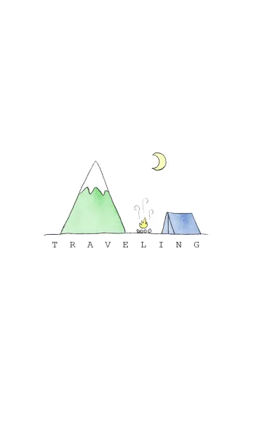 [LINE着せ替え] Travelingの画像1