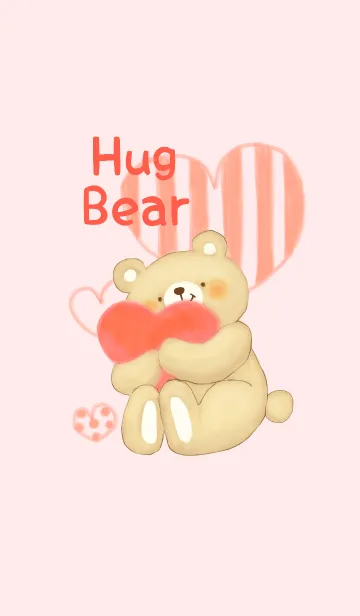 [LINE着せ替え] Hug Bearの画像1