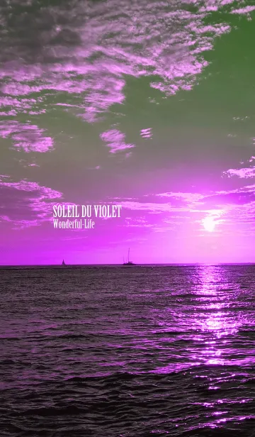 [LINE着せ替え] Soleil du violet.の画像1