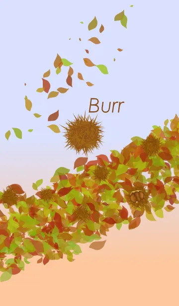 [LINE着せ替え] Burr ~いが栗~の画像1