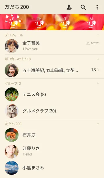 [LINE着せ替え] Colorful Flower Gardenの画像2