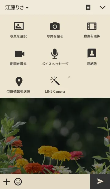 [LINE着せ替え] Colorful Flower Gardenの画像4