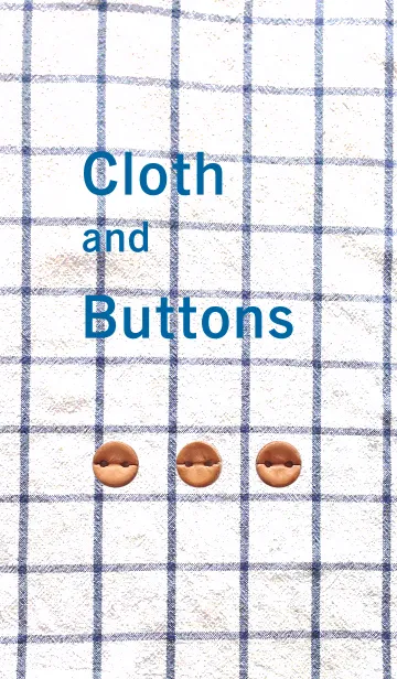 [LINE着せ替え] 布とボタンの画像1