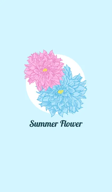 [LINE着せ替え] Summer Flowerの画像1