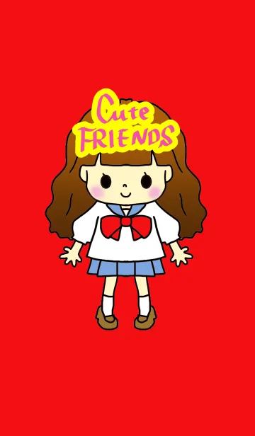 [LINE着せ替え] Cute FRIENDSの画像1
