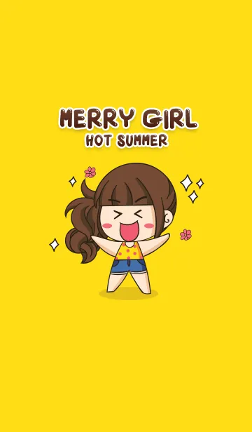 [LINE着せ替え] Merry Girl Hot summerの画像1