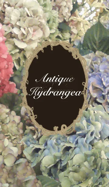 [LINE着せ替え] Antiques＿Hydrangeaの画像1