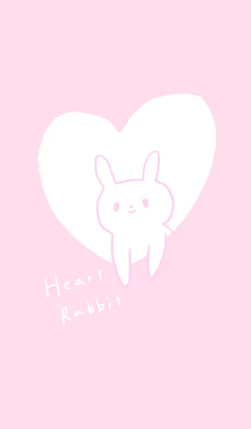 [LINE着せ替え] Heart_Rabbitの画像1